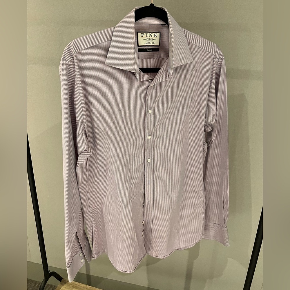 Men’s gently worn designer shirt. PINK